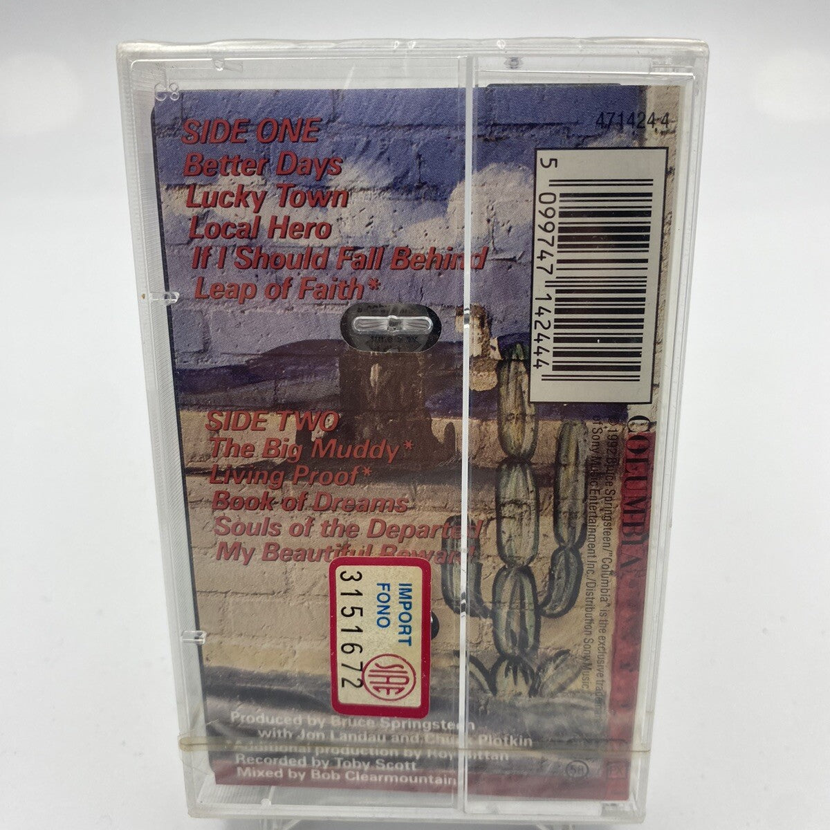 MUSICASSETTA Tape SS Bruce Springsteen – Lucky Town Rock 1992 Pop Columbia -