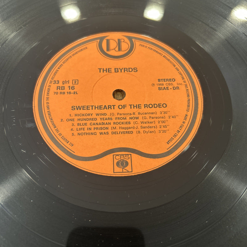 LP The Byrds - Sweetheart Of Rodeo RB 16 Made In Italy 1976 Vinile Rock
