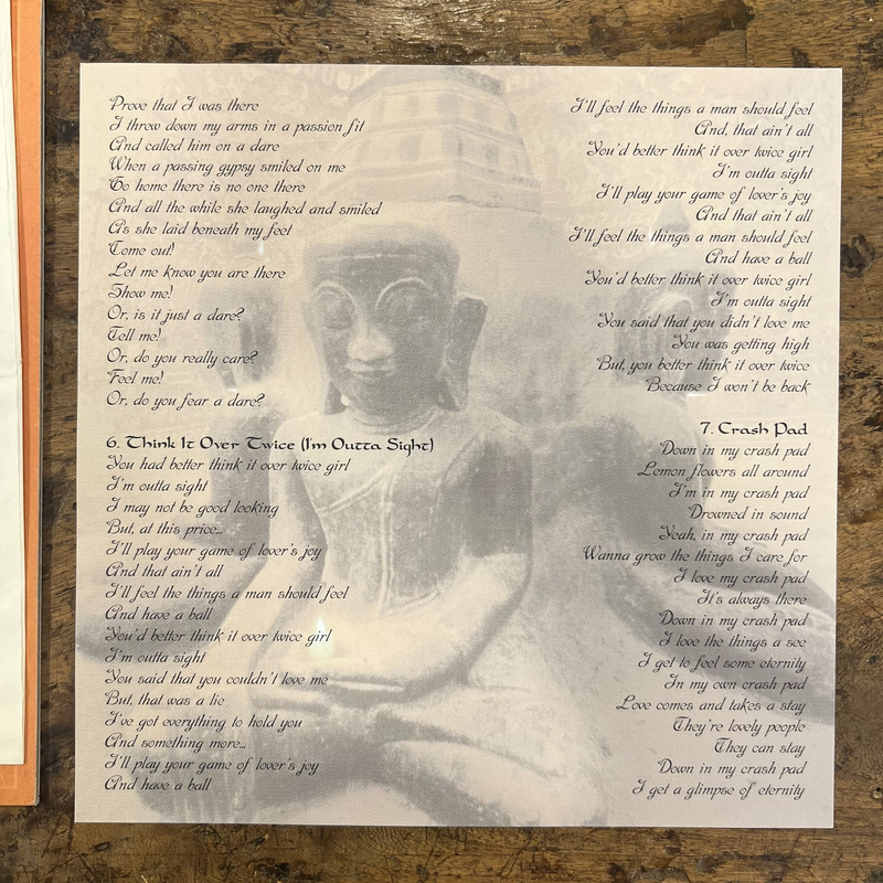 10" Vinyl Rock Lyd- Lyd Space Rock Psychedelic Rock Italy 2013