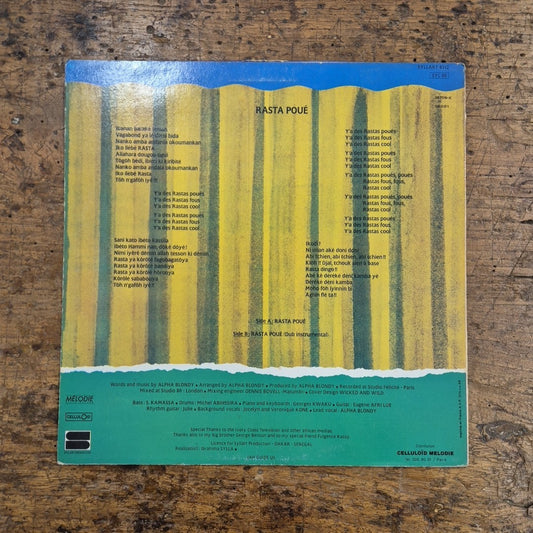 LP Alpha Blondy - Rasta Pouè 8709 France 1983 Musica Reggae Dub Vinile 12