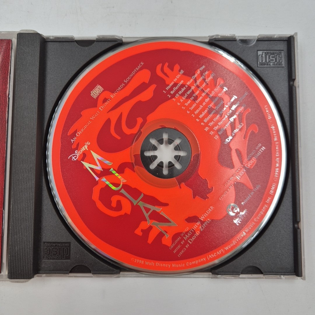 CD Mulan Disney Original Sound Track Jerry Goldsmith WDR 4916382david Zippel