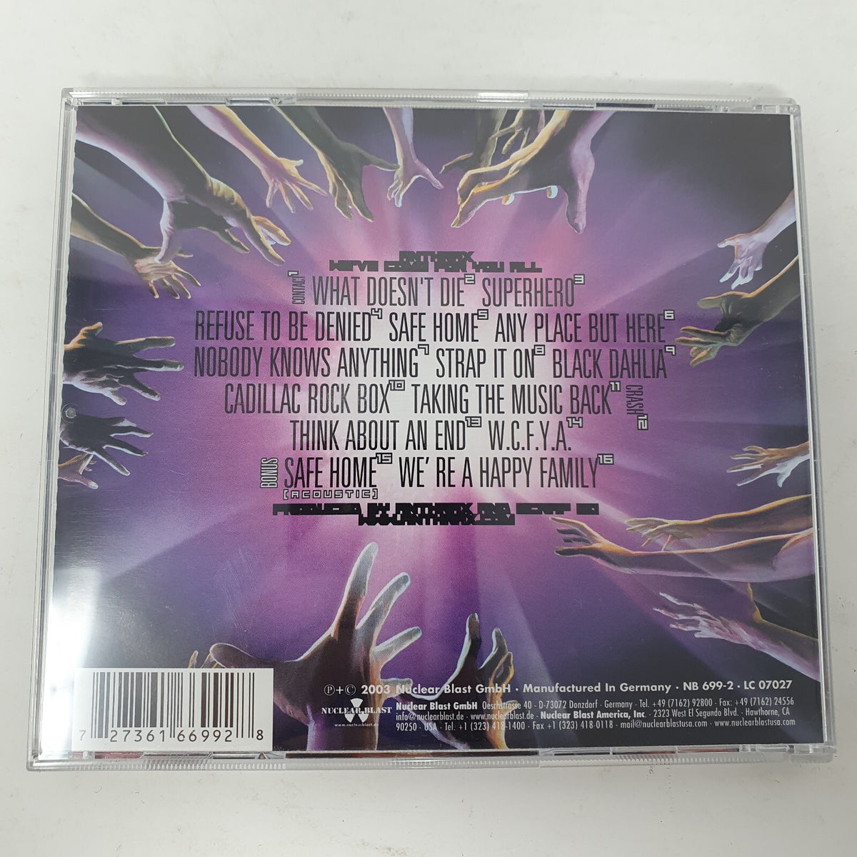 CD Anthrax – We've Come For You All 2003 Nuclear Blast Germany