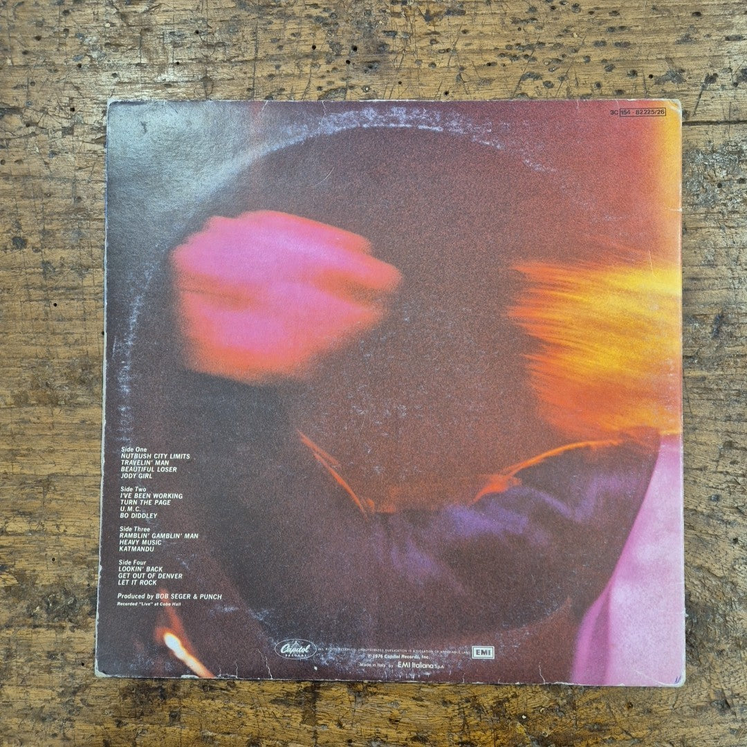 LP Bob Seger - Live Bullet Capitol Made In Italy 3C 154-82226 Rock Vinile