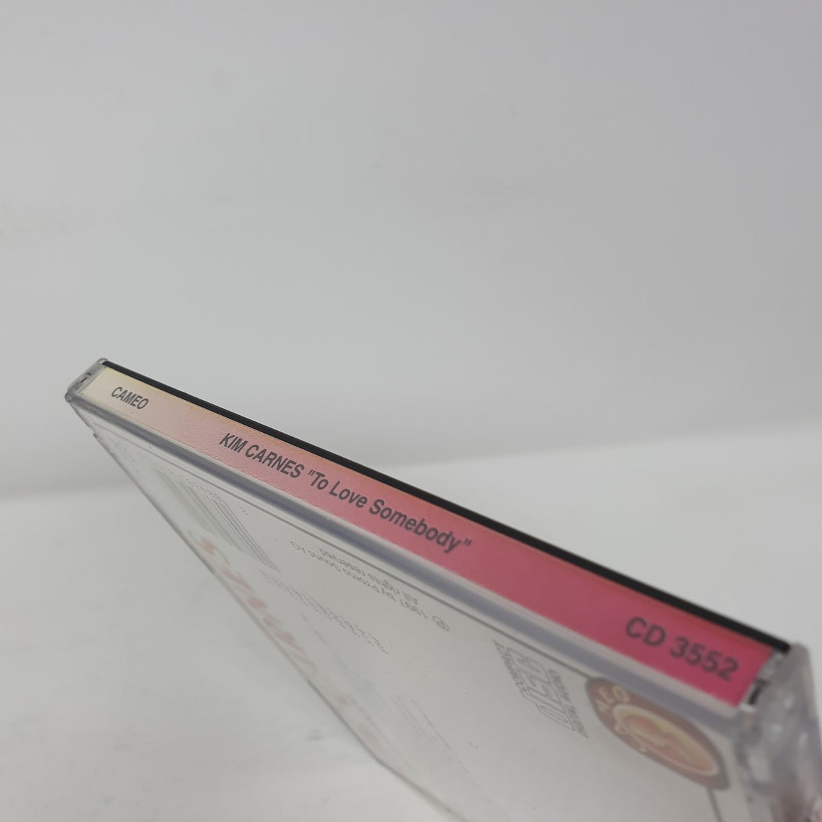 CD Kim Carnes – To Love Somebody Cameo  CD3552