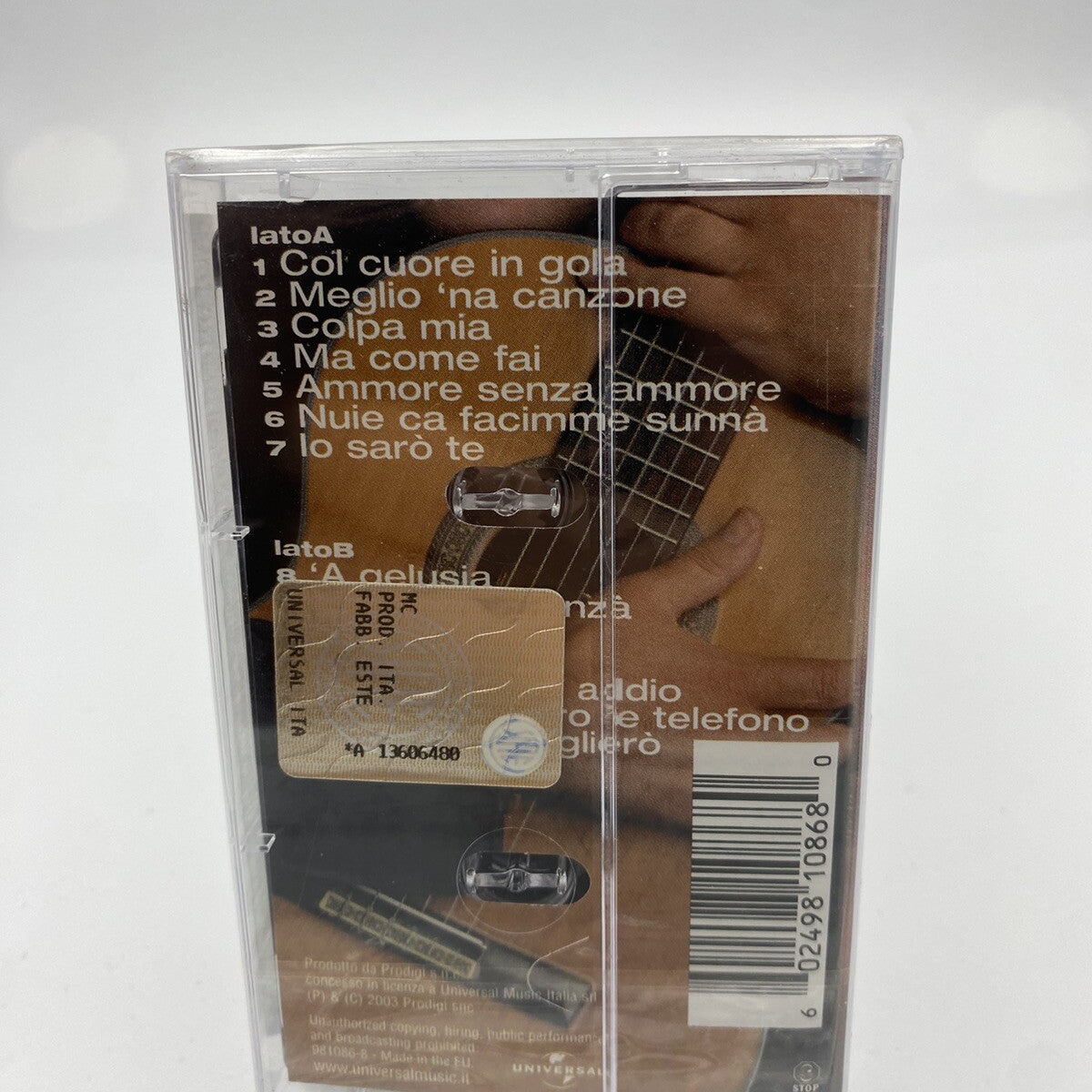 MUSICASSETTA Tape SS Mariano Apicella Meglio Una Canzone Italy