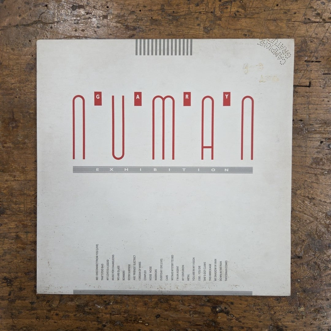 LP Gary Numan - Exhibition BEGA 88 1987 Made In England Musica Electronic Vinile