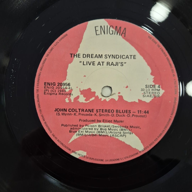 LP The Dream Syndacate - Live At Raji's ENIG 20956 Musica Rock Garage Vinile