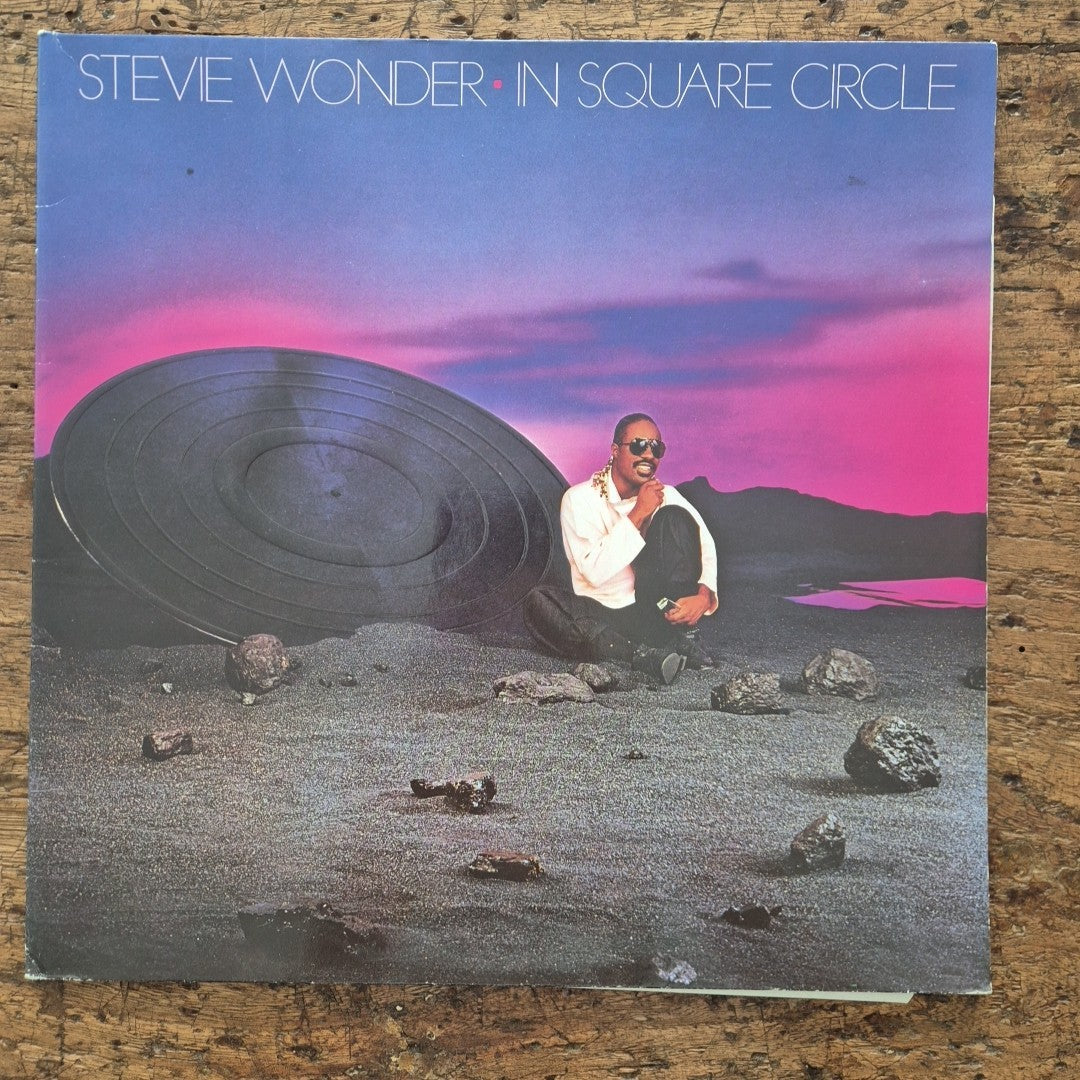LP Stevie Wonder In Square Circle TMLP 7078 Funk Soul Synth-Pop Vinile 12