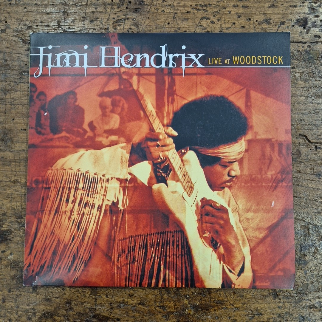 LP The Jimi Hendrix Experience - Live At Woodstock MCA3-11987 Psychedelic Rock