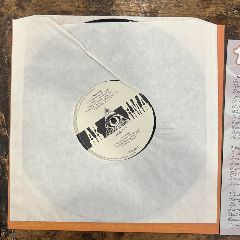 10" Vinyl Rock Lyd- Lyd Space Rock Psychedelic Rock Italy 2013