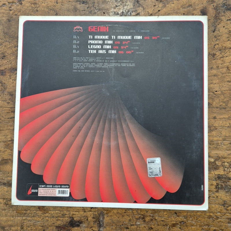 LP Molella - Genik Ti Muove Ti Muove Mix Techno House Elettronica Vinile 12