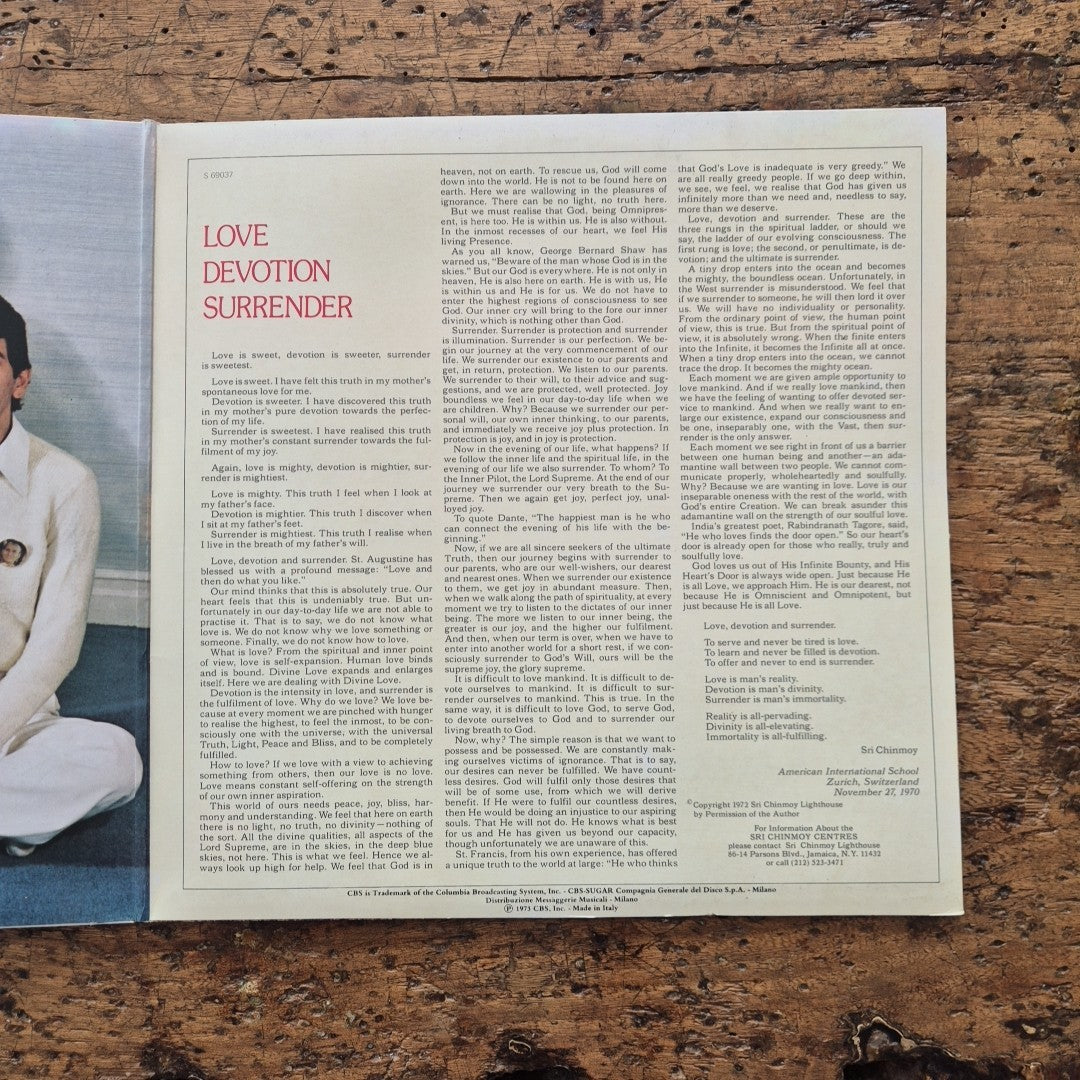 LP Carlos Santana Mahavishnu John McLaughlin - Love Devotion Surrender 69037