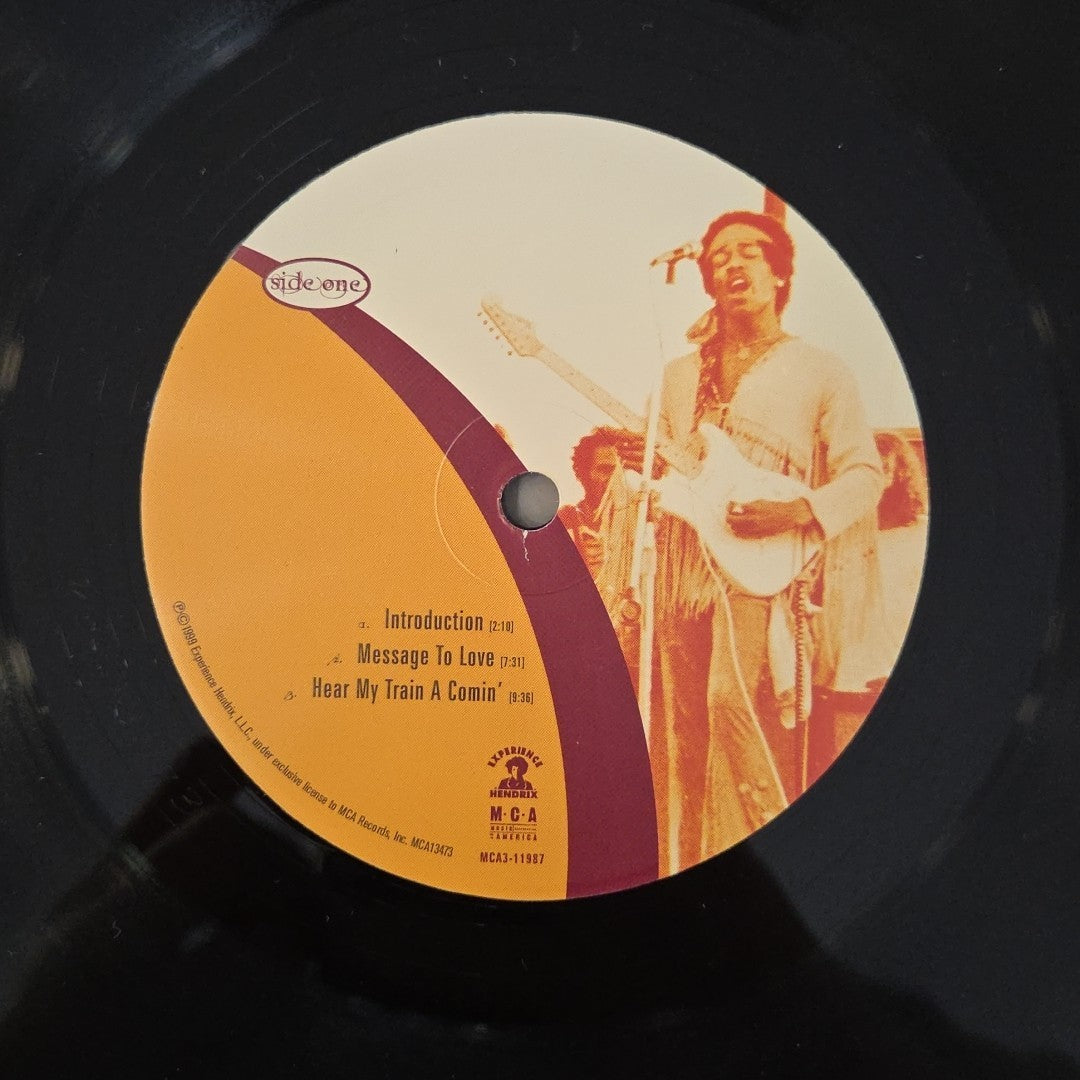 LP Jimi Hendrix - Love At Woodstock MCA3-11987 1999 Gatefold Rock Music