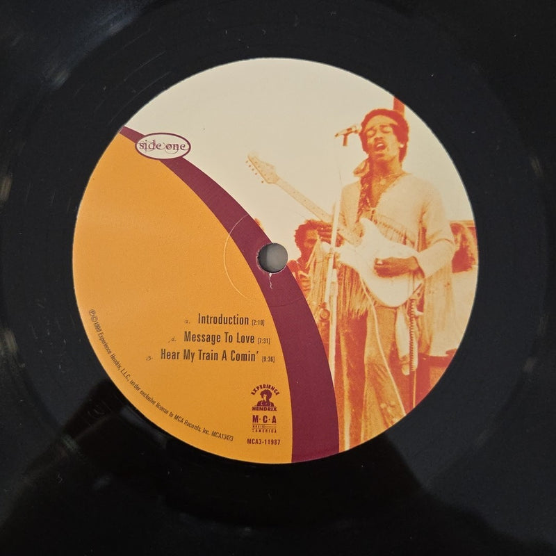 LP Jimi Hendrix - Love At Woodstock MCA3-11987 1999 Gatefold Rock Music