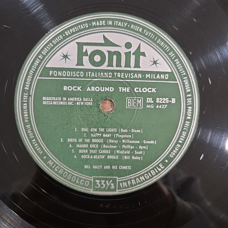 LP Bill Haley And His Comets - Rock Around The Clock DL 8225 Made In Italy