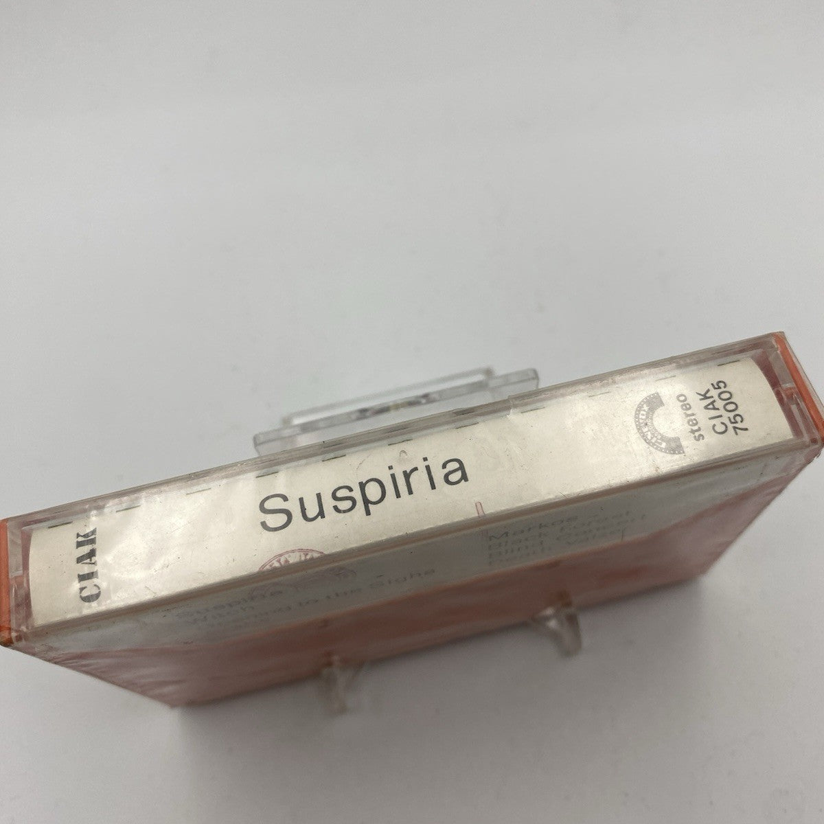 MUSICASSETTA Tape SS Goblin Suspiria Ost Dario Argento Rara Mc Ciak 1980 Rara