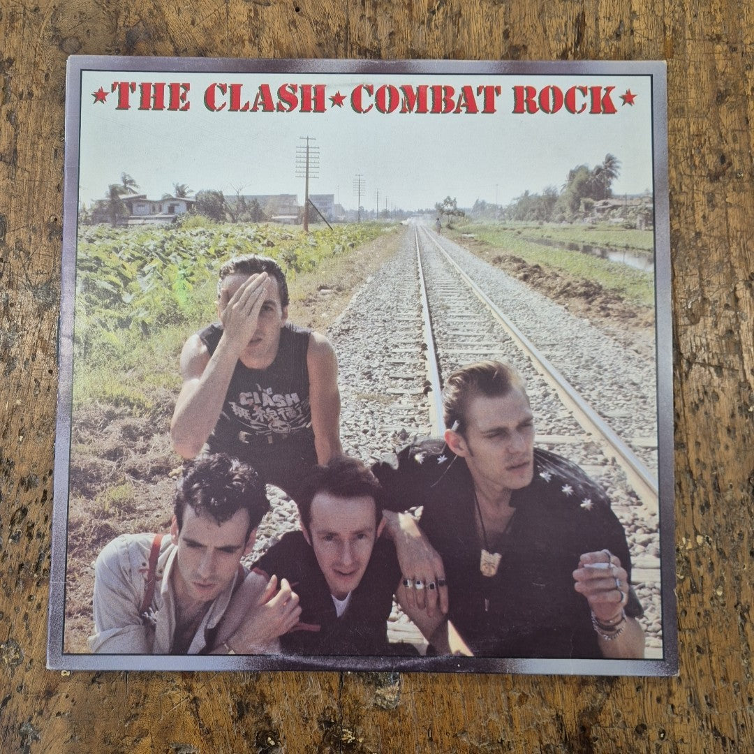 LP The Clash Combat Rock CBS 85570 Made In Italy 1982 Musica Rock Punk Vinile