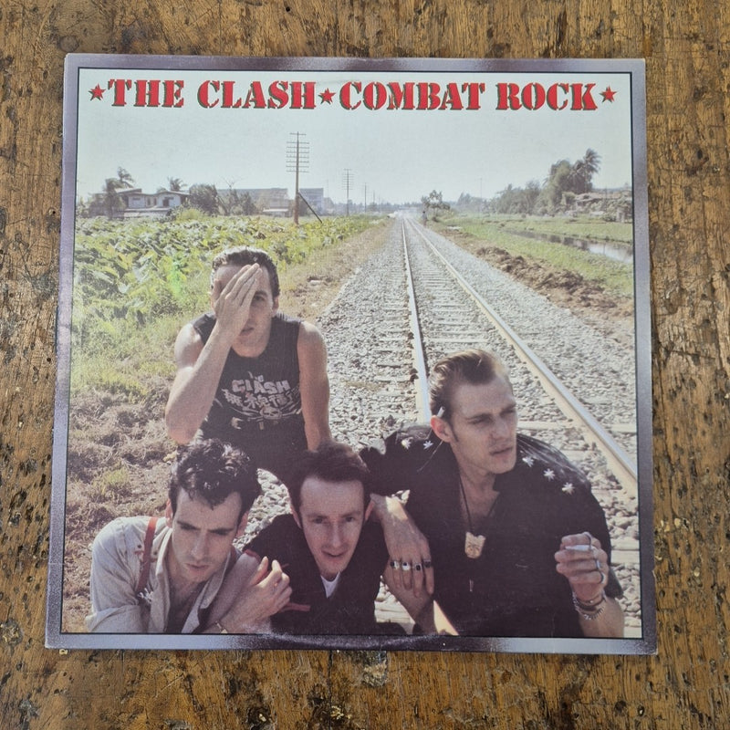 LP The Clash Combat Rock CBS 85570 Made In Italy 1982 Musica Rock Punk Vinile
