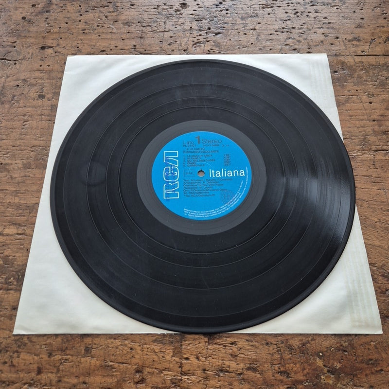 LP Riccardo Cocciante E Io Canto RCA PL 31421 Musica Italiana Vinile 1979