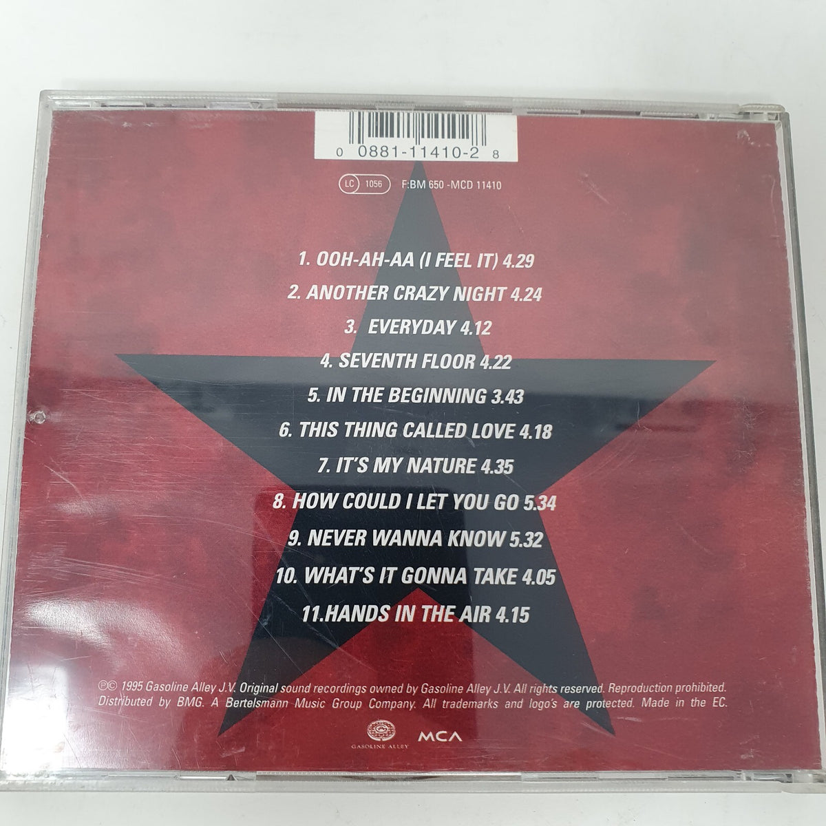 CD E.Y.C. – Put It OnGasoline Alley Records – MCD 11410