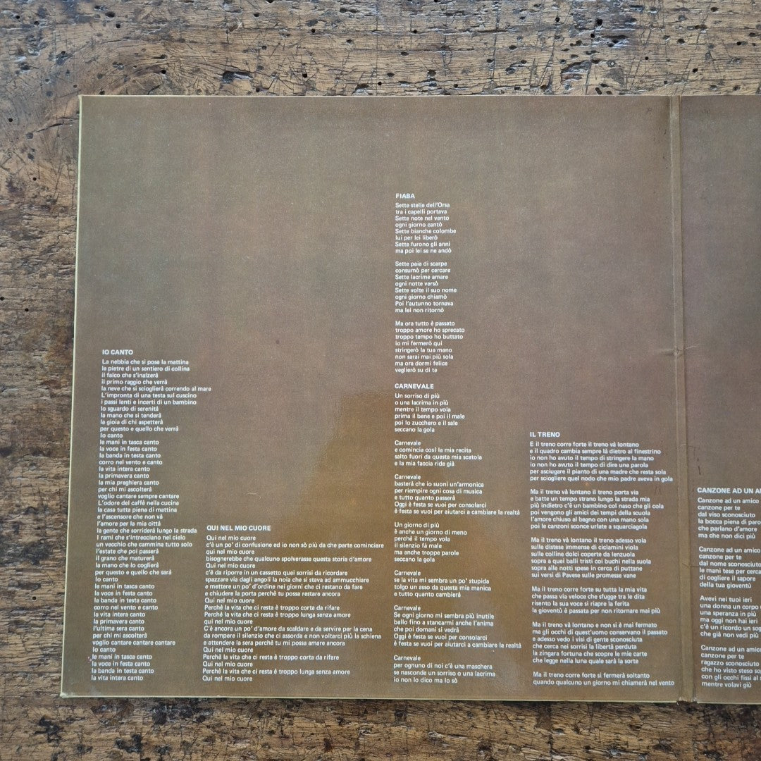 LP Riccardo Cocciante E Io Canto RCA PL 31421 Musica Italiana Vinile 1979
