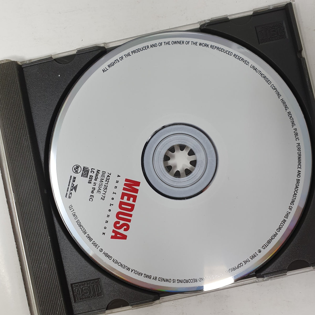 CD Annie Lennox – Medusa RCA – 74321257172, BMG – 74321257172