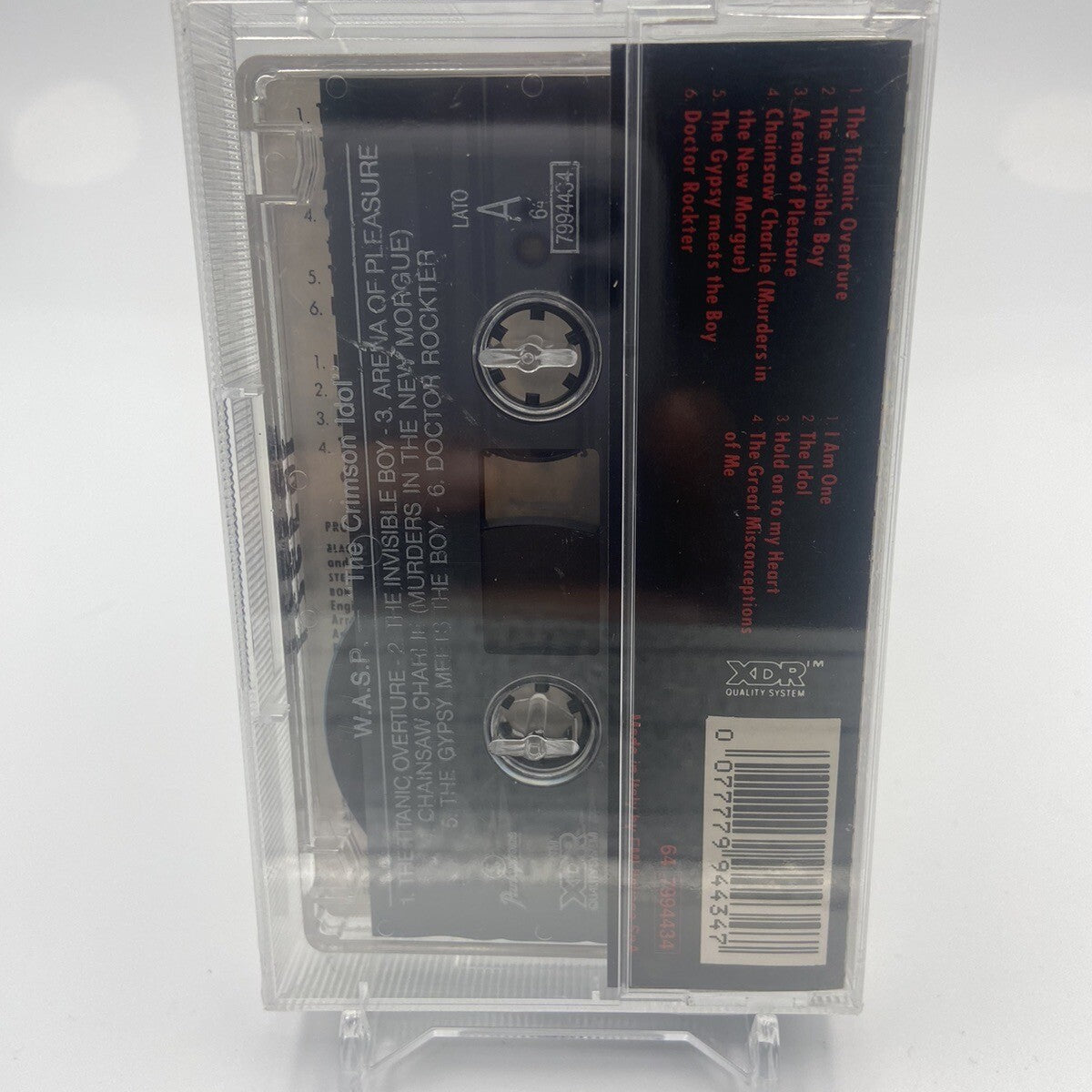 MUSICASSETTA tape SS W.A.S.P. – The Crimson Idol Rock Metal 0 777 7 99443 4 7