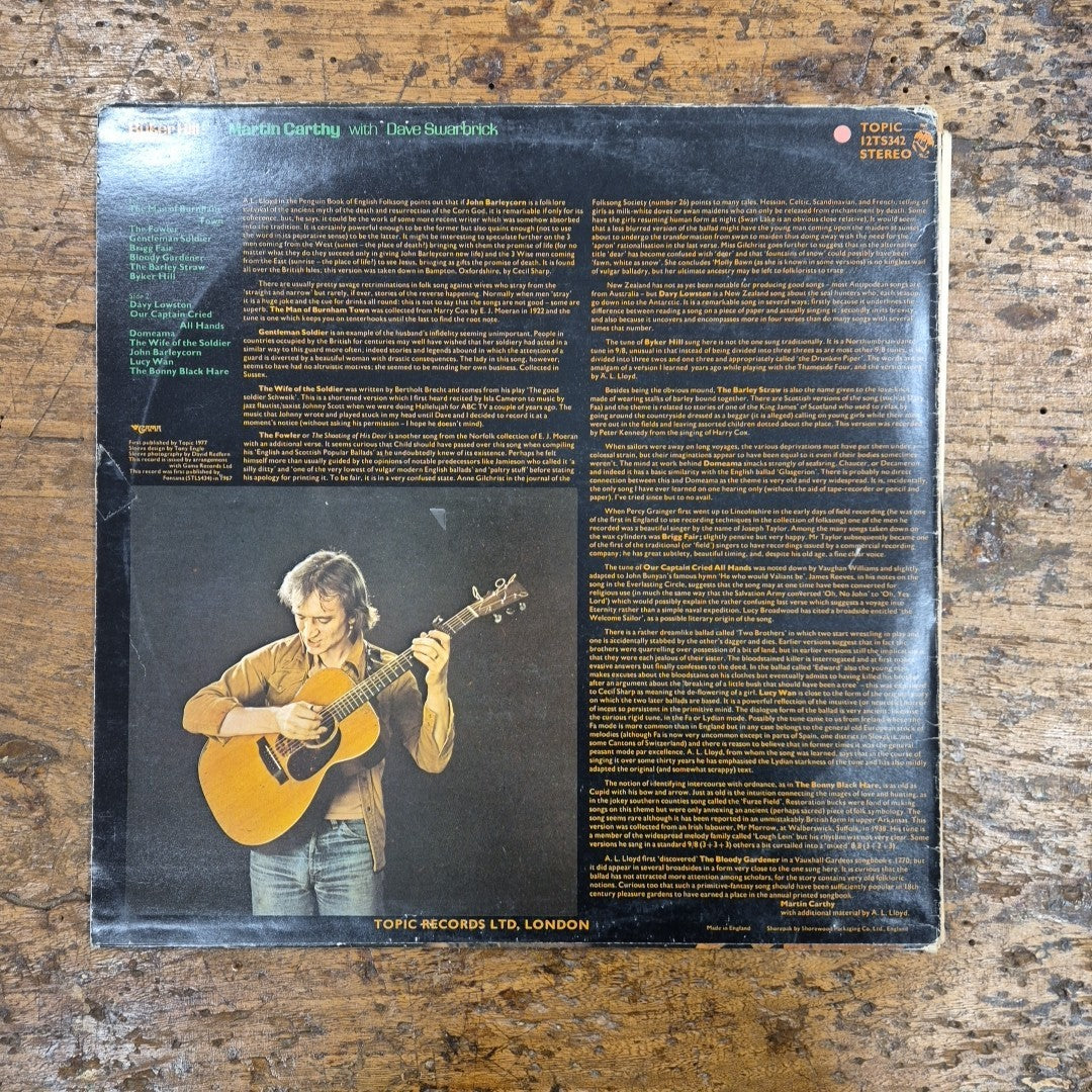 LP Byker Hill: Martin Carthy Dave Swarbrick 12TS342 Musica Rock Vinile
