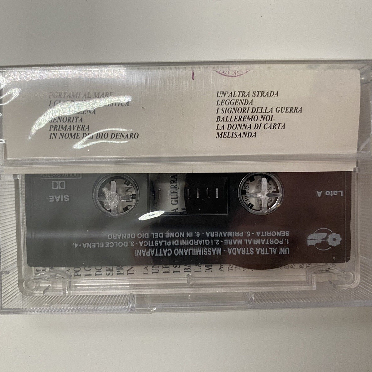 MUSICASSETTA TAPE SS Massimiliano Cattapani – Un'Altra Strada Italiano