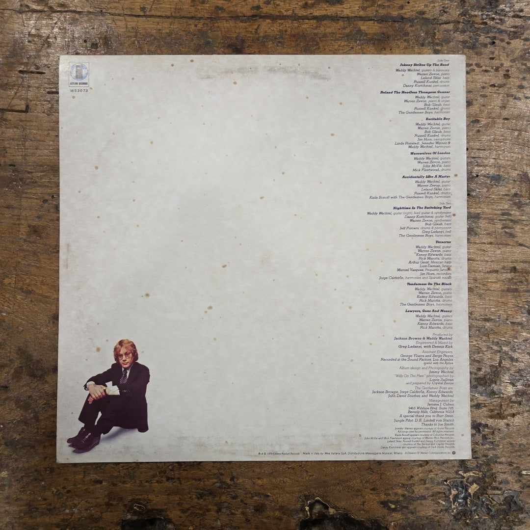 LP Warren Zevon - Excitable Boy W53073 Made In Italy 1978 Vinile Rock