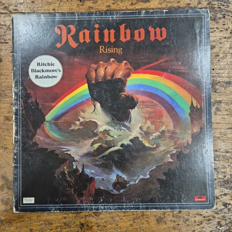 LP Rainbow - Rising Oyster 2391 224 Made In Italy 1976 Musica Rock Vinile
