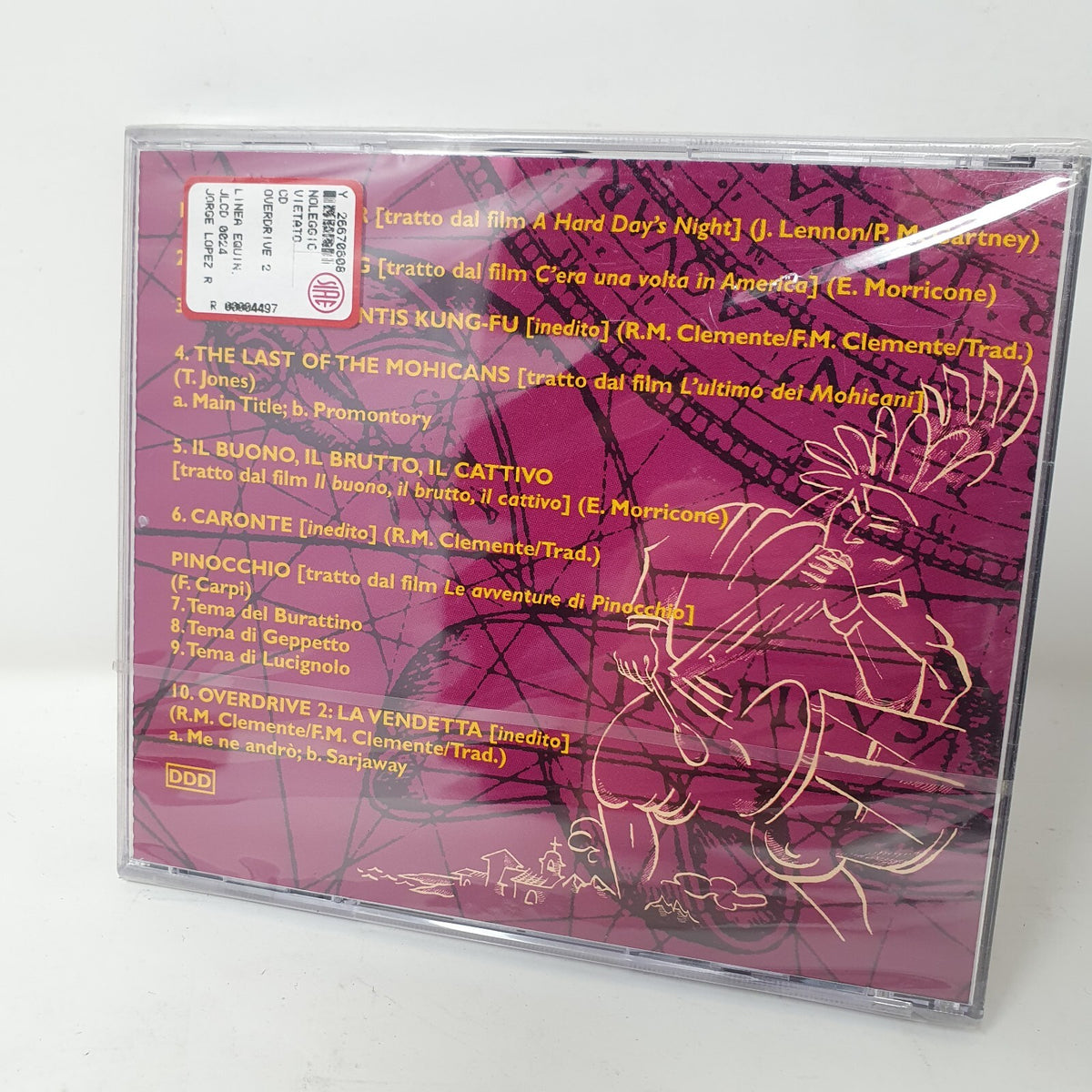 CD Trencito De Los Andes Overdrive 2 Grandi Successi Per FlautoSealed