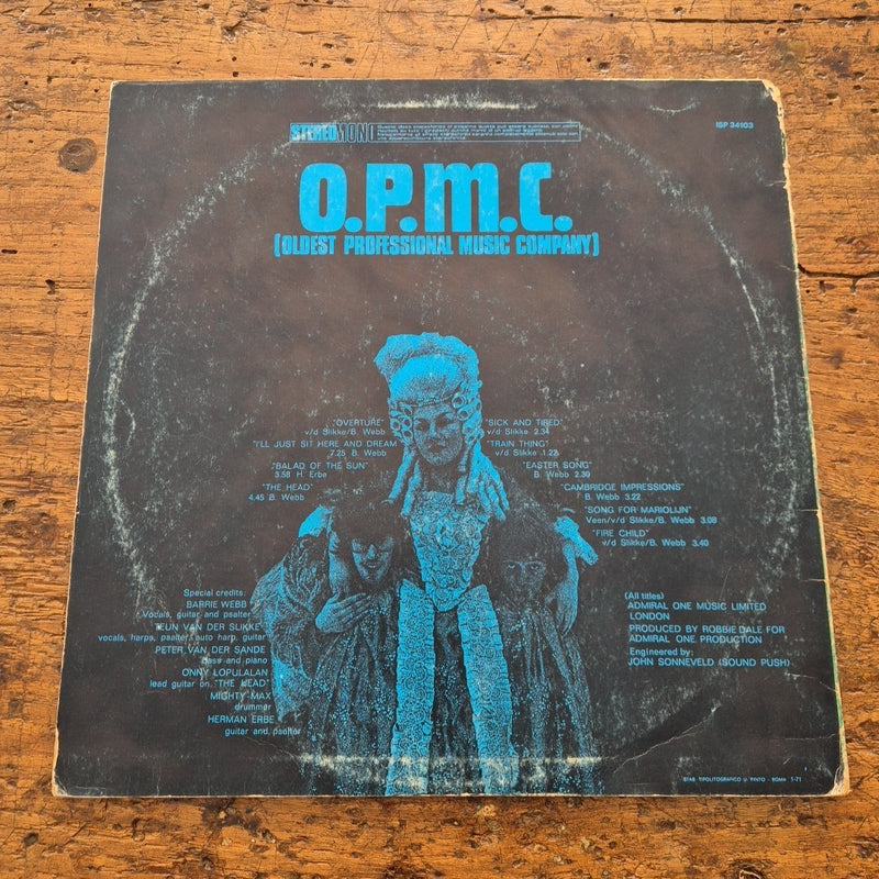 LP Amalgamation - O.P.M.C. ISP 34103 Italy 1971 Psycheledic Rock Vinile 12