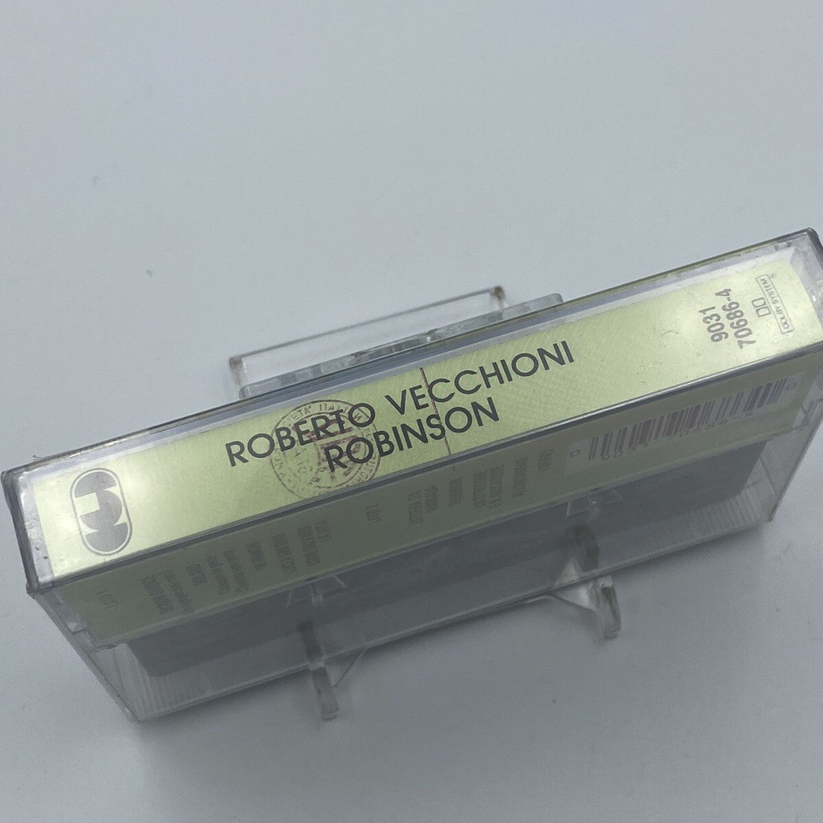 MUSICASSETTA Tape SS Roberto Vecchioni – Robinson, Come Salvarsi La Vita Italy