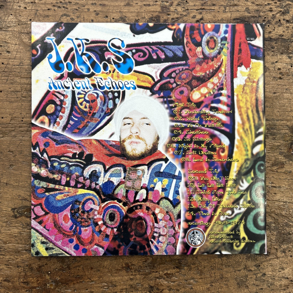 LP J.K.S. - Ancient Echoes RF 002 VINILE Made In Italy Psychedelic Rock