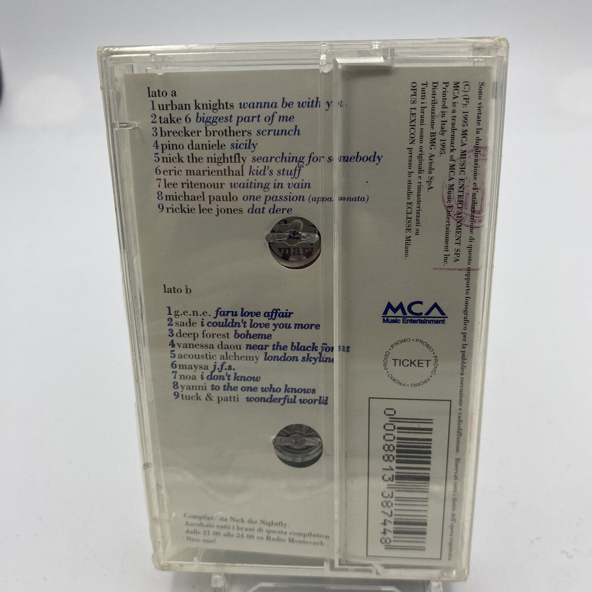 MUSICASSETTA Tape SS Various – Montecarlo Nights Vol. 4 1995 Elettrica Jazz