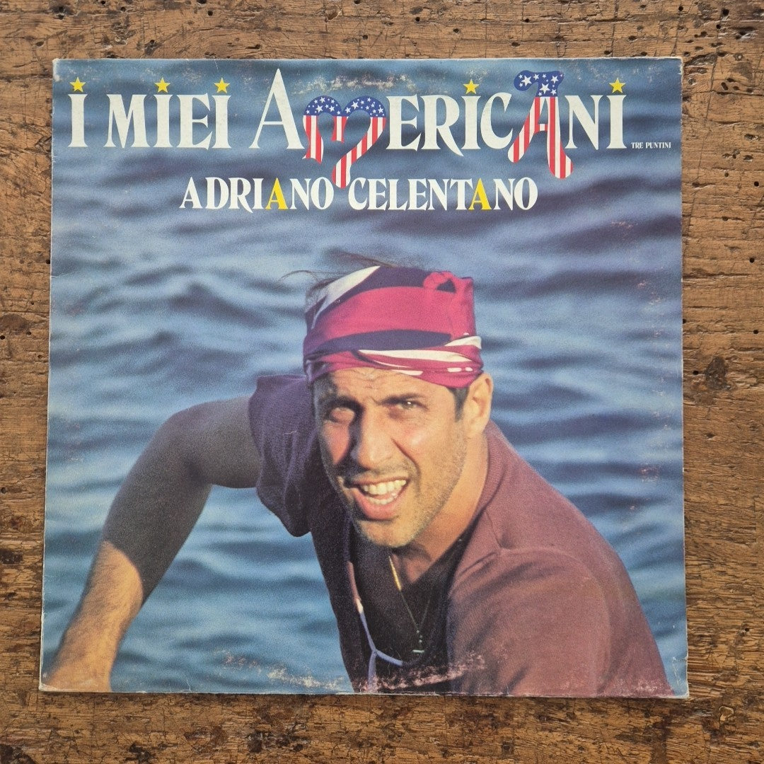LP Adriano Celentano -  I Miei Americani CLN 20445 Musica Italiana Vinile