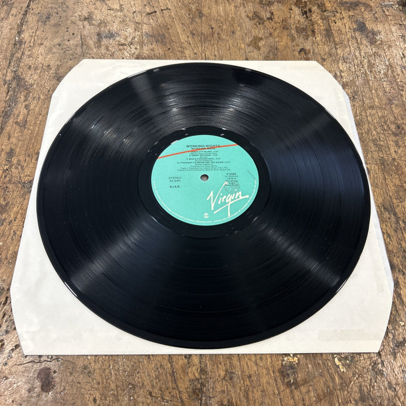 LP Working Week - Working Night V 2343 Vinile 1985 Made In Italy Acid Jazz Rock