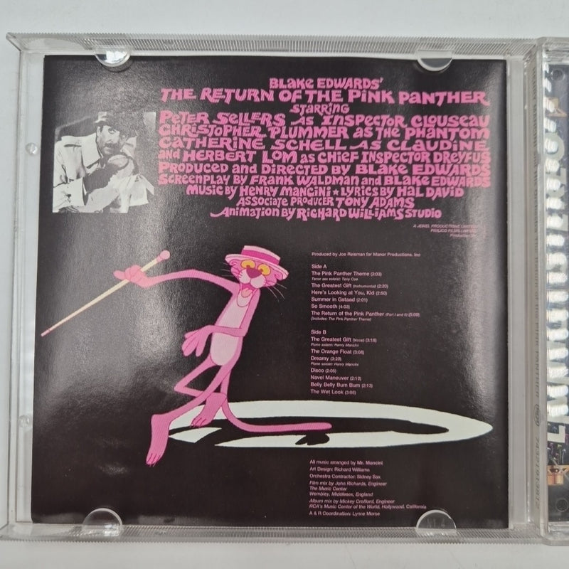 CD The Retourn Of The Pink Panther Henry Mancini Original Soundtrack Colonna
