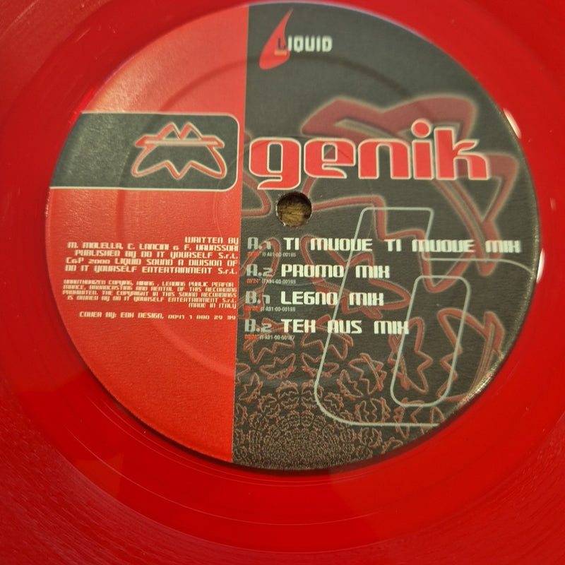 LP Molella - Genik Ti Muove Ti Muove Mix Techno House Elettronica Vinile 12