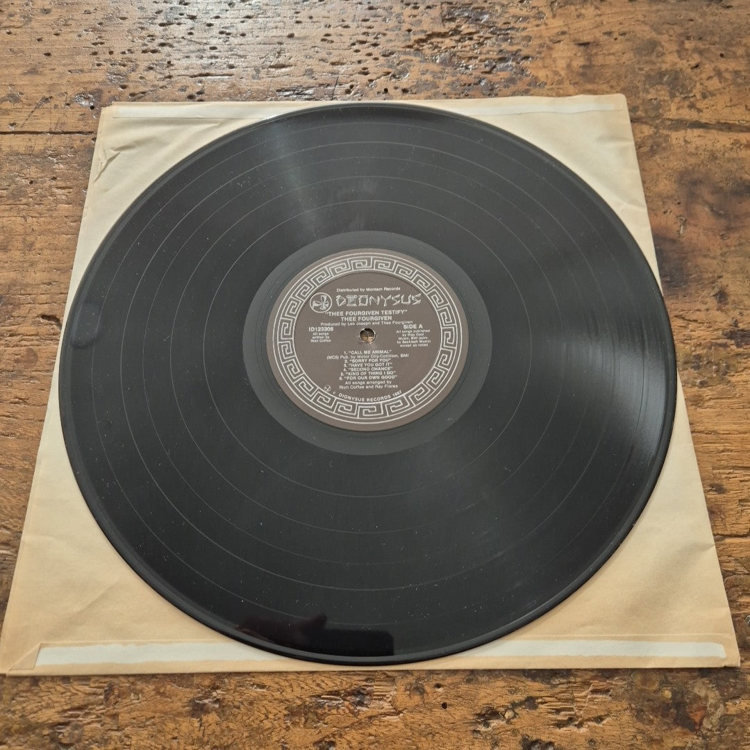 LP Thee Fourgiven Testify ID123306 1987 Musica Vinile Psychedelic Rock