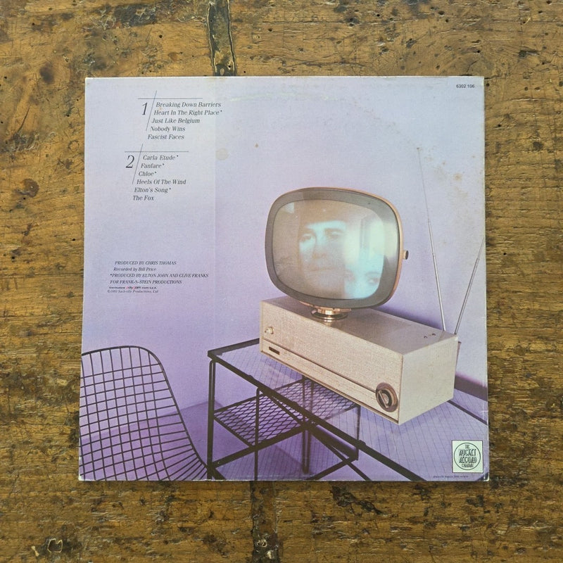 LP Elton John - The Fox 6302 106 1981 Musica Pop Vinile