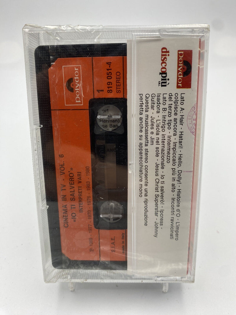 MUSICASSETTA Tape SS Various - Io Ti Salveró Cinema In Tv Italy