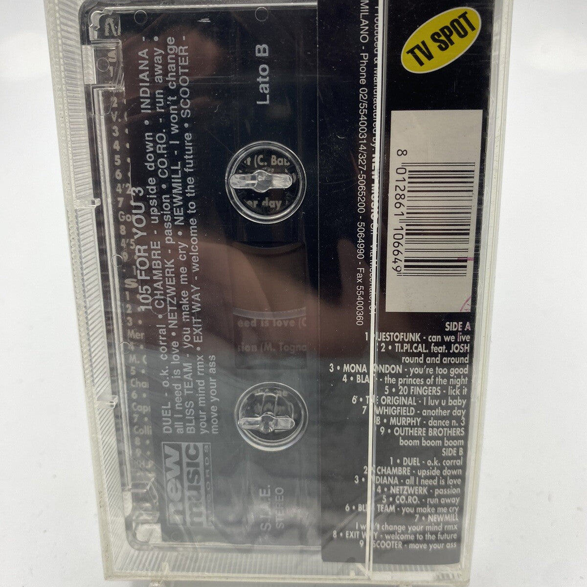 MUSICASSETTA Tape SS Various – 105 For You Vol. 3 Italy Disco Pop