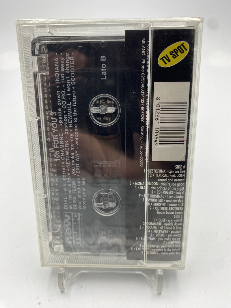 MUSICASSETTA Tape SS Various – 105 For You Vol. 3 Italy Disco Pop