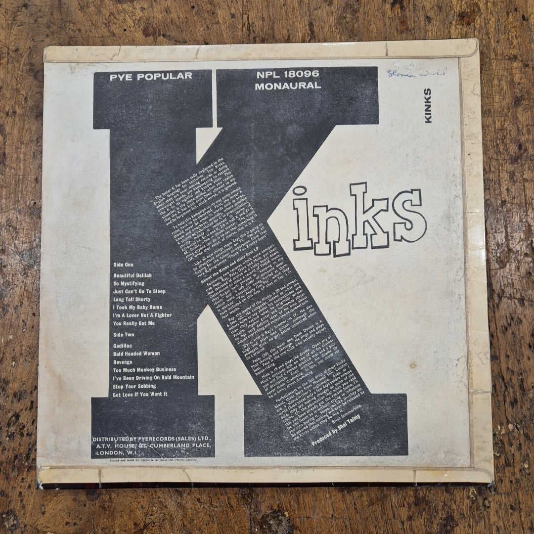 LP The Kinks - Kinks NPL. 18096 Made In UK 1979 Musica Rock Vinile 12