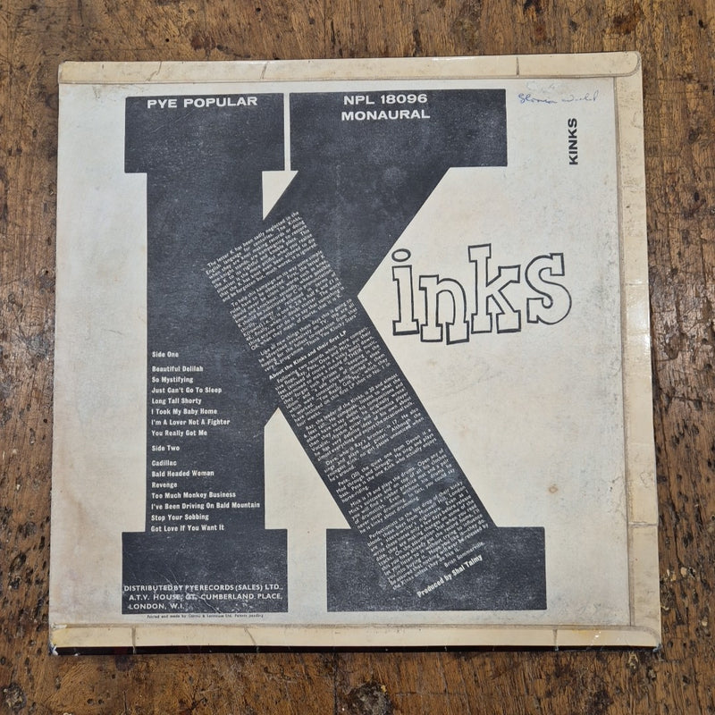LP The Kinks - Kinks NPL. 18096 Made In UK 1979 Musica Rock Vinile 12