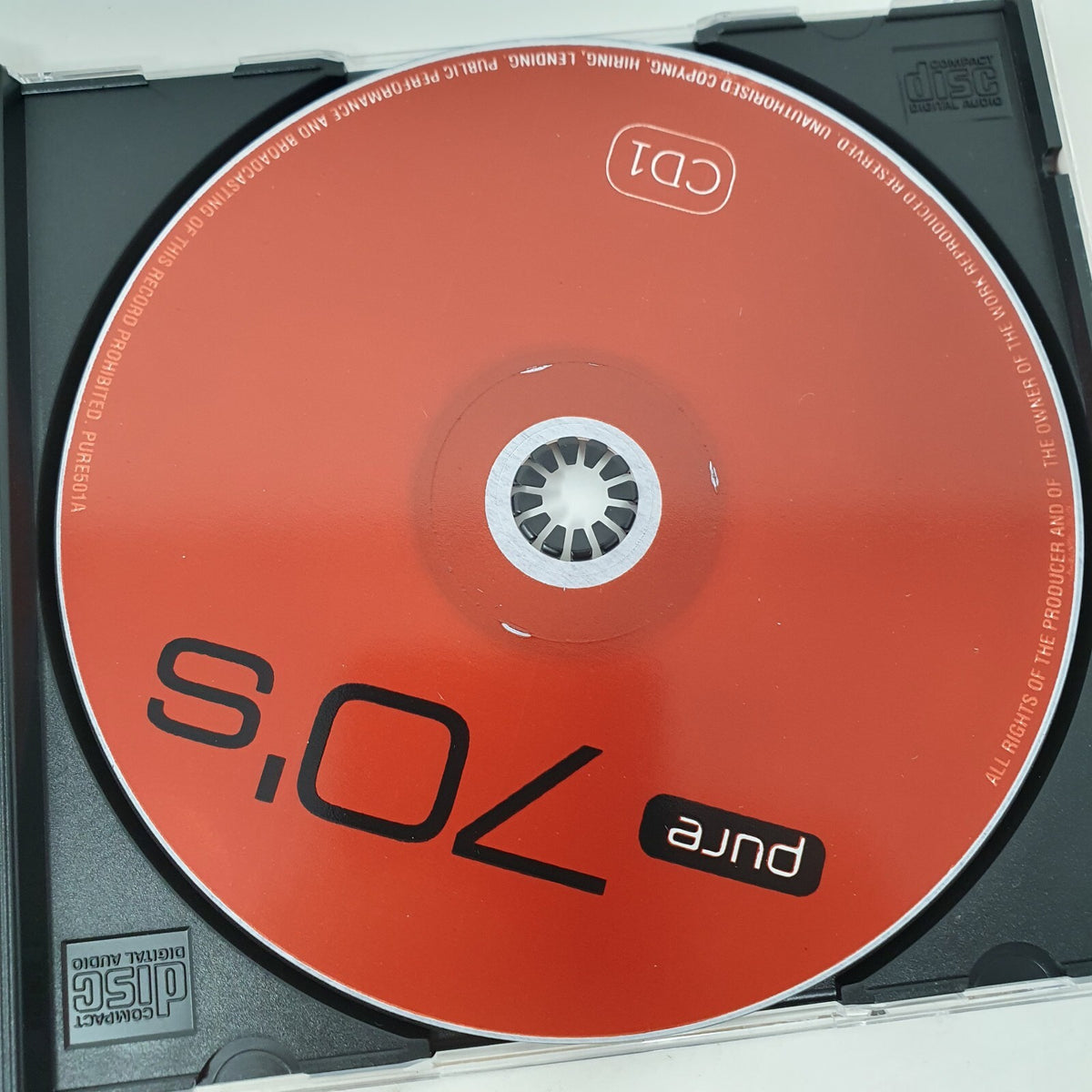 CD Various Pure 70's Europe 2011 PURE501E Compilation