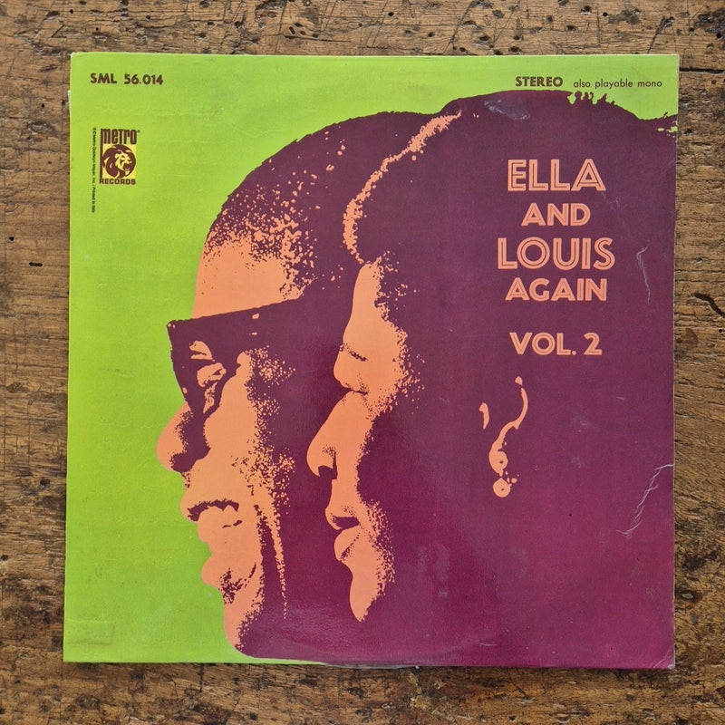 LP Ella And Louis Again Vol.2 SML 56.014 Musica Jazz Vinile 12