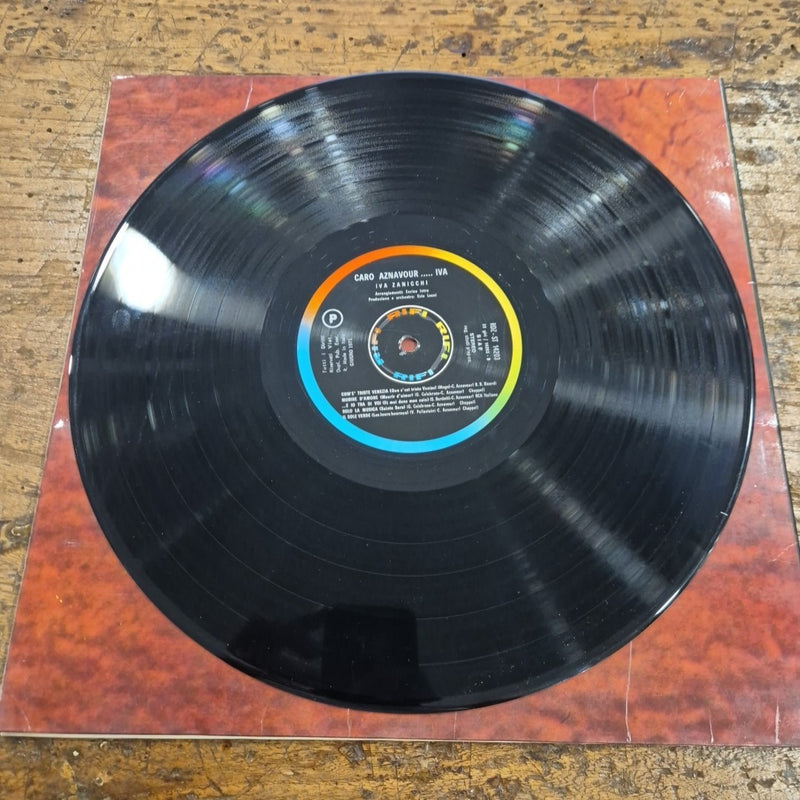 LP Iva Zanicchi Caro Azanvour RDZ-ST 14203 Musica Italiana Vinile Pop 12